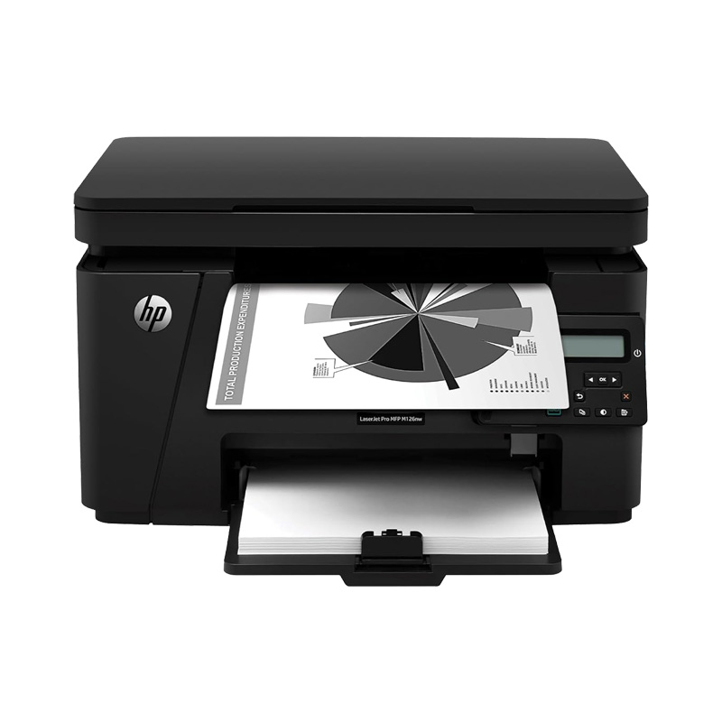 Picture of HP LaserJet Pro MFP M126nw Multi-function WiFi Monochrome Laser Printer (CZ175A)